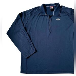 The North Face Men’s FlashDry Long Sleeve Shirt Blue Size XXL